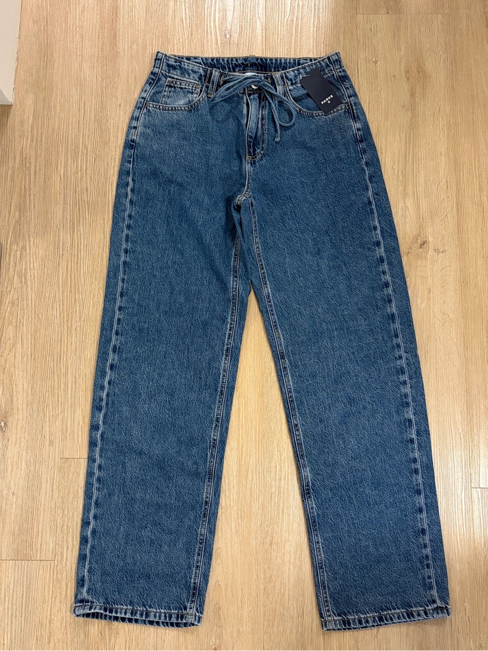 NWT Parke x Target medium wash baggy jeans size 4 - Picture 4 of 7